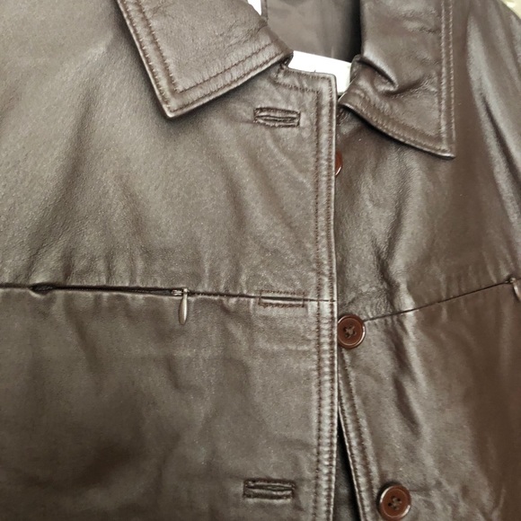 Newport News Women’s Moto Leather Jacket - Picture 2 of 6